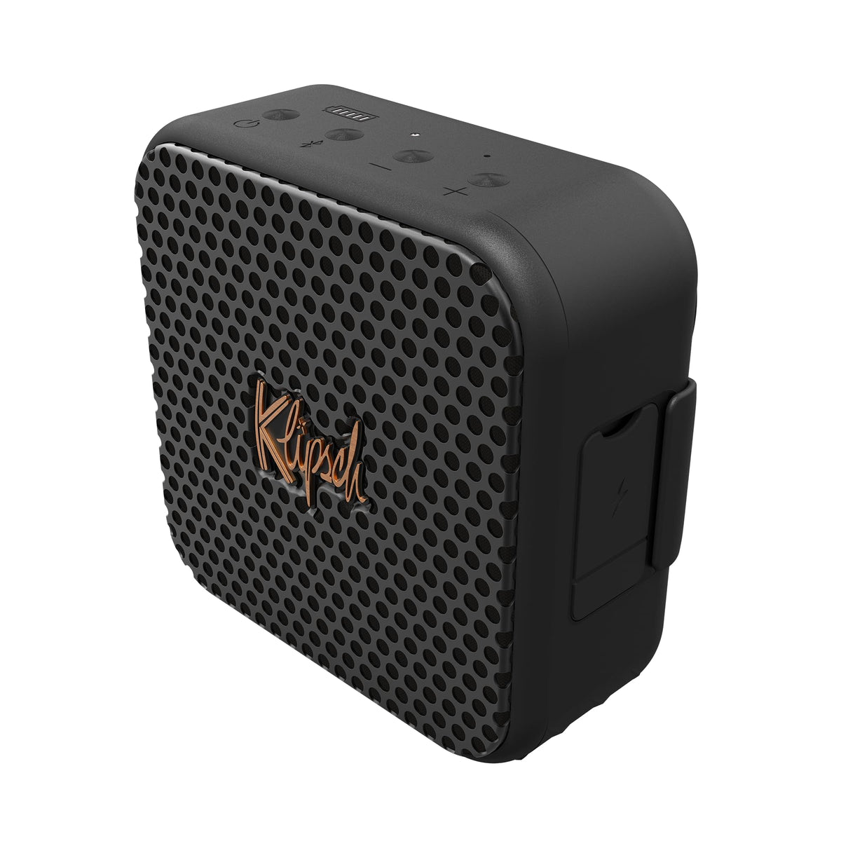 Klipsch Nashville Portable Bluetooth Speaker with a 2.25" full range drivers for 360 degree audio, IP67 dust and waterproof rating, 24 hours of playtime for a premium live concert experience