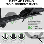 YOUNG ELECTRIC 100LBS. Capacity Aluminum 1-Ebike Rack for Bicycles and Electric Bikes, fits Car SUV Van RV and Trailer with 2" Receiver