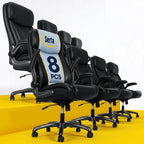 Serta Ergonomic Big and Tall Executive Office Chair Lumbar Support, Leather