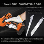 Electric Butchers Cordless Bone Saw Machine, 4000mah Professional Electric Butchers Saw, Handheld Bone Saw Machine for Meat Pork Fish Ribs,1x4000mah