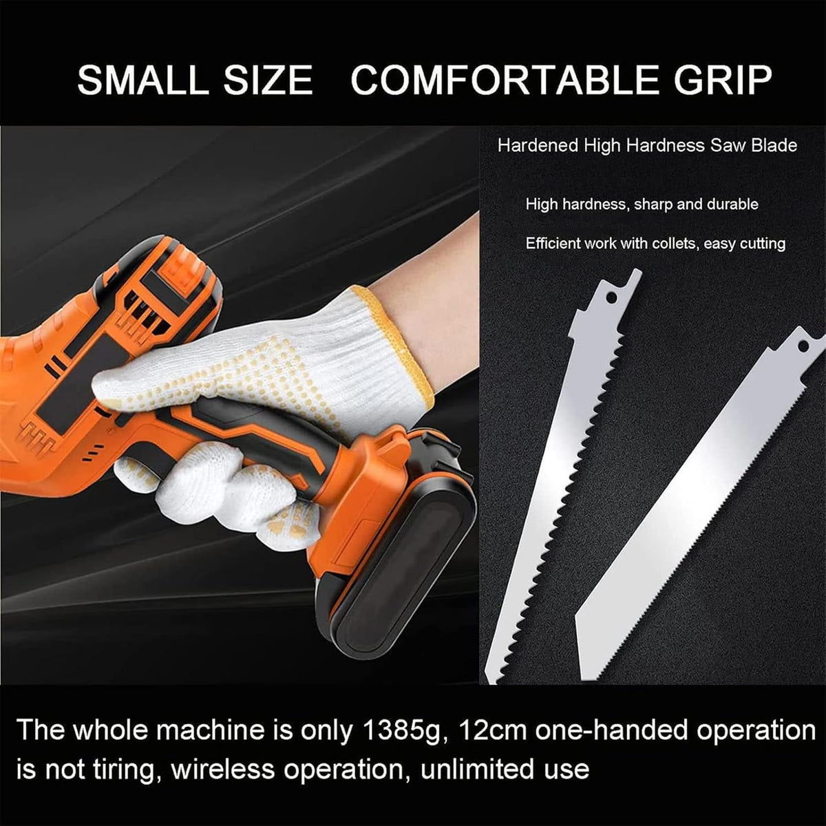 Electric Butchers Cordless Bone Saw Machine, 4000mah Professional Electric Butchers Saw, Handheld Bone Saw Machine for Meat Pork Fish Ribs,1x4000mah
