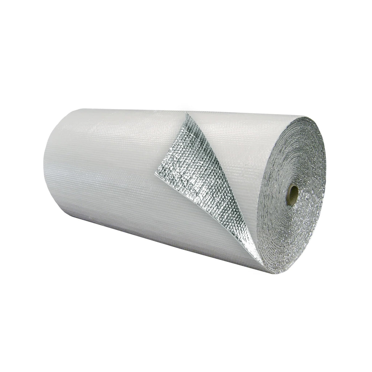 EcoFoil Double Bubble Insulation Roll 48" x 75' (300 sq. ft.), 6.35mm Thick, White/Foil, Made-in-USA Double Bubble Reflective Foil Insulation Roll for Cold & Warm Climates, Radiant Barrier