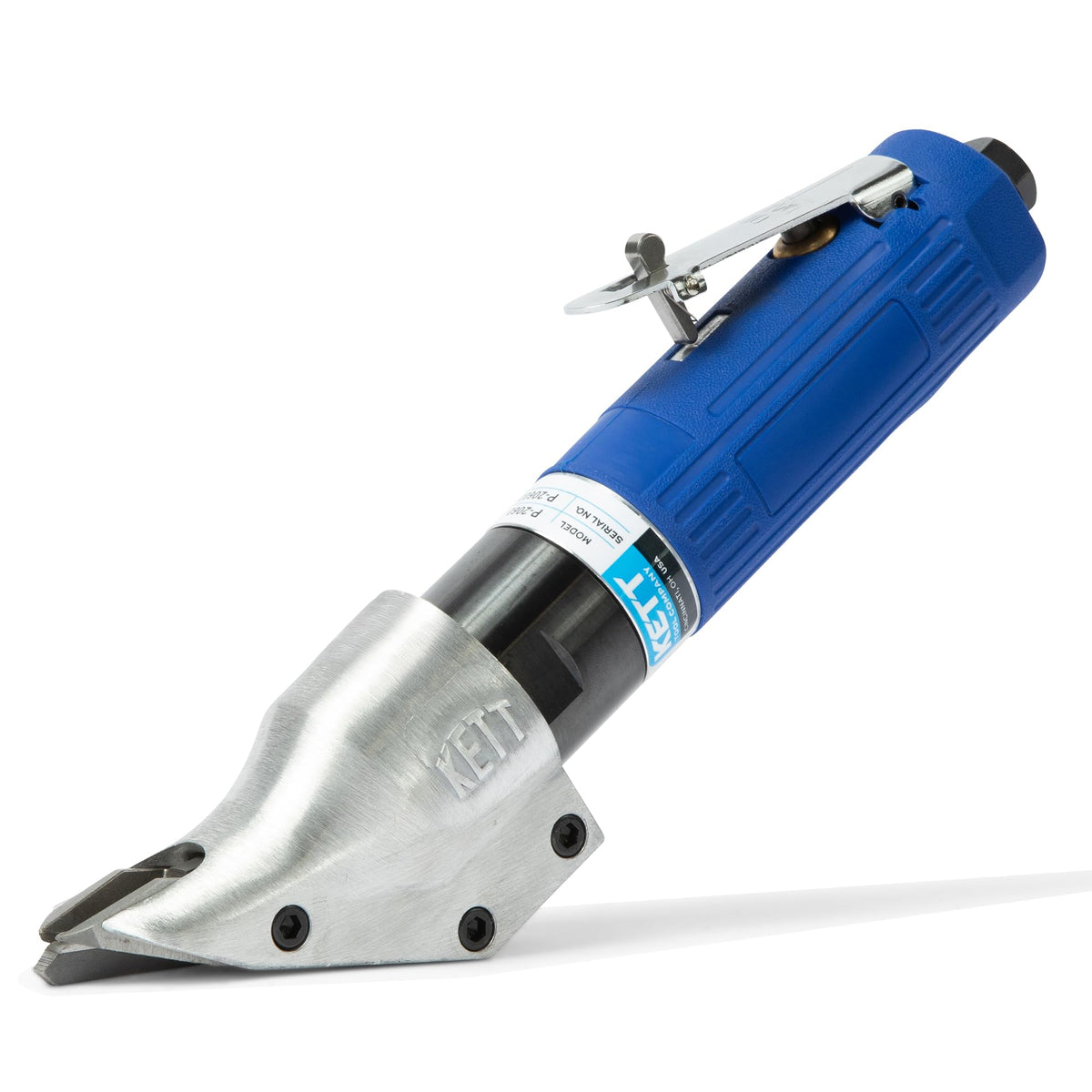 Kett KD-440 14-Gauge Double Cut Shear, 2500 RPM, A-2 steel blades, Metal Cutter Tool, Electric Shear, For Metal Fabricators, Automotive, HVAC