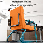 Padded Folding Chairs Backrest Adjustable In 6 Levels,folding Chairs Sit Or Lie Down,folding Chair With Armrests,folding Chairs For Office And Lunch Break,padded Folding Chairs With One-piece Frame (
