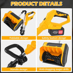 ALSO GO 21V Electric Cordless Snow Shovel, 11-Inch with 2 x 4.0Ah Batteries