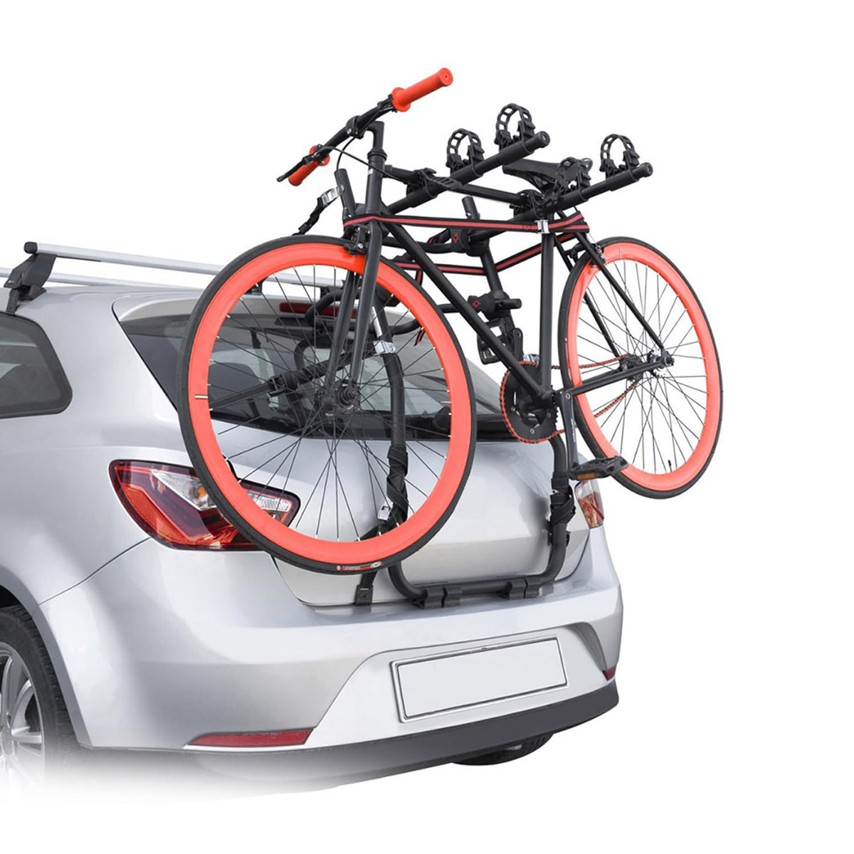 3 Bike Rack Carrier Hitch Mount for Subaru XV Crosstrek 2013-2015 Steel Black
