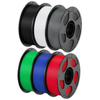 ANYCUBIC PETG Filament 1.75mm, Multicolor Bundle 10KG, Reusable Spool