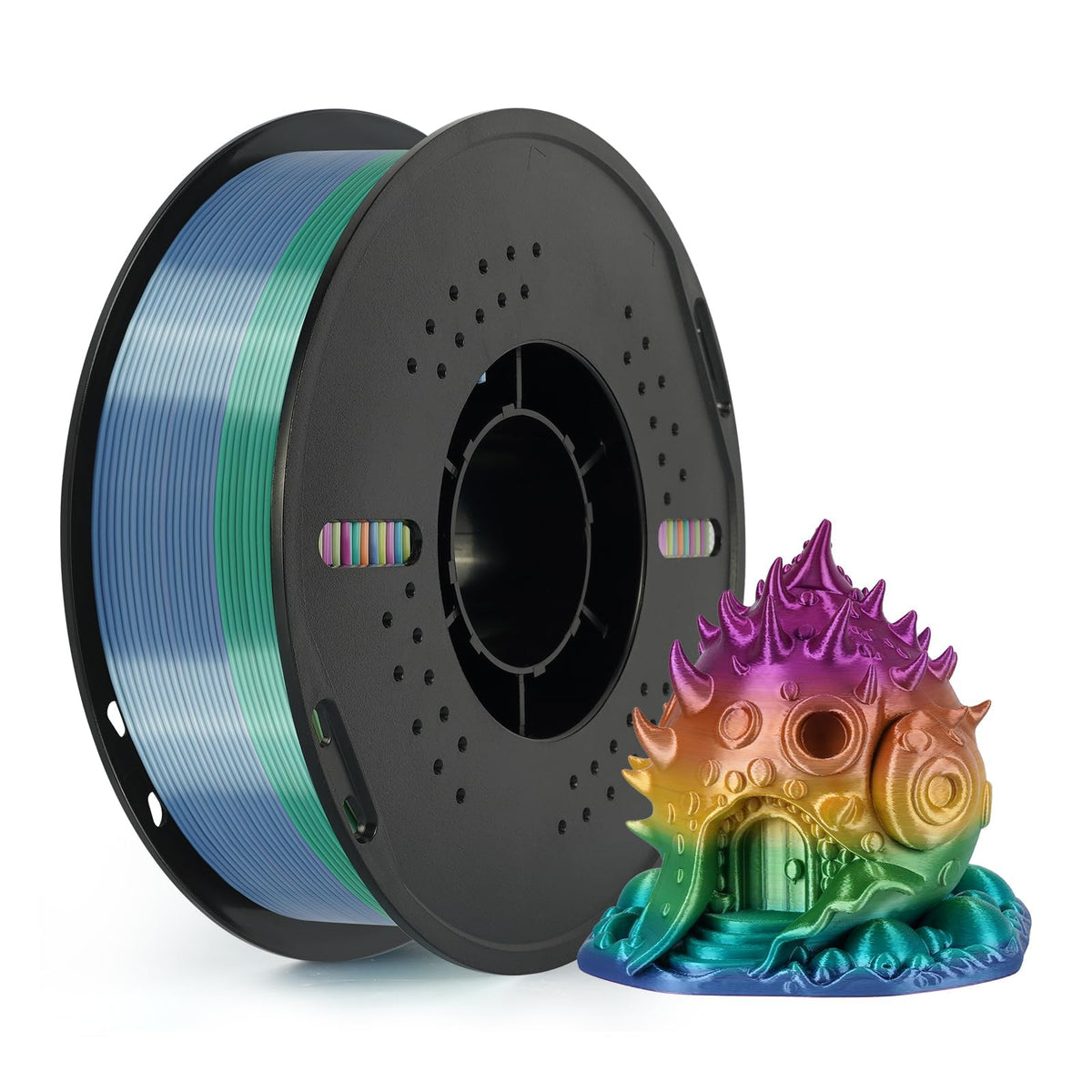 Kingroon 16KG PLA Filament Bundle 1.75mm 3D Printer Filament Multicolor Pla Filament Bulk for Most 3D Printer, Dimensional Accuracy +/- 0.02 mm, 1kg Spool,16 Rolls,16 Colors