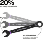 KLEIN TOOLS 69418CG 18-Piece Combination Ratcheting Wrench Set