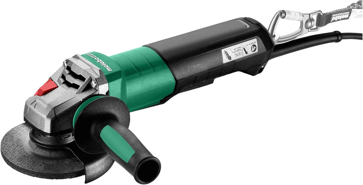 Metabo HPT WEPBA 20-150 Quick DS BL 6-Inch Angle Grinder, Brushless, 2,000 Watt, Low Vibration Handle, Drop Secure, 646646420