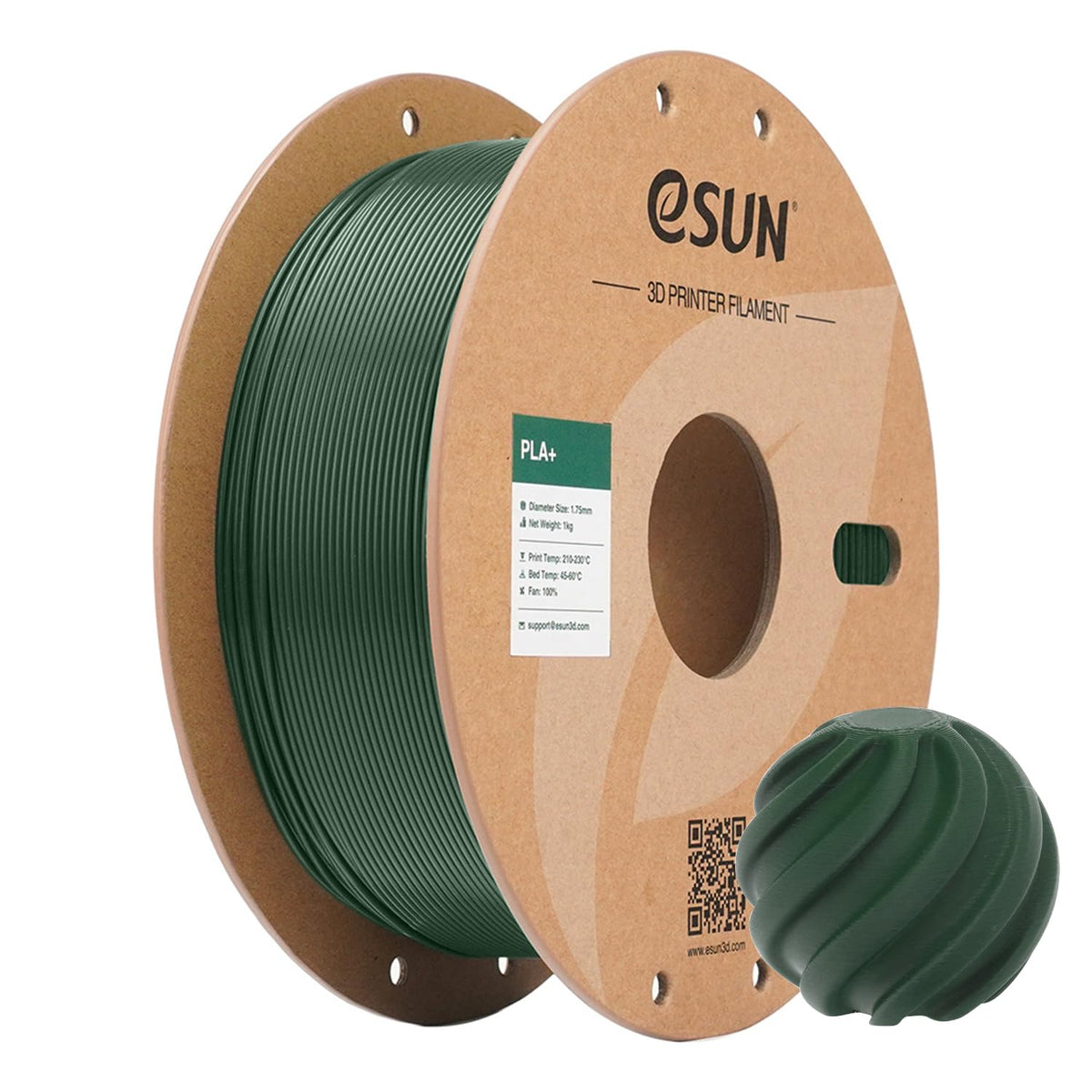 eSUN PLA+ Filament 3D Printer Filament 10KG Classic 10 Colors Bundle