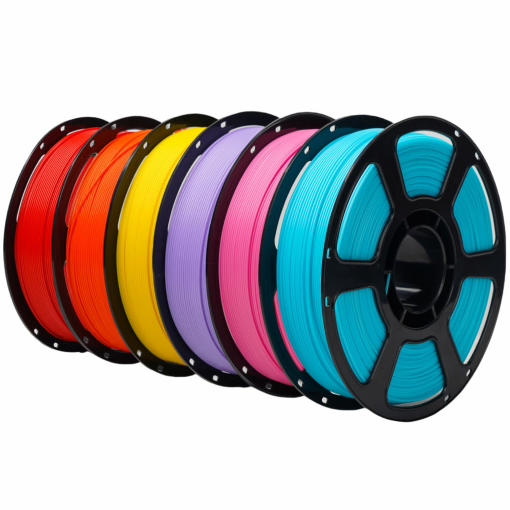 PLA Plus 3D Printer Filament 1.75mm,8 Color 8KG FDM Spool