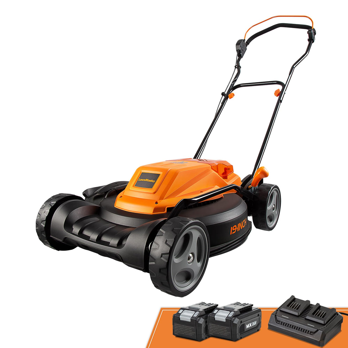 LawnMaster MEB1114K Electric Corded Lawn Mower 15-Inch 11AMP