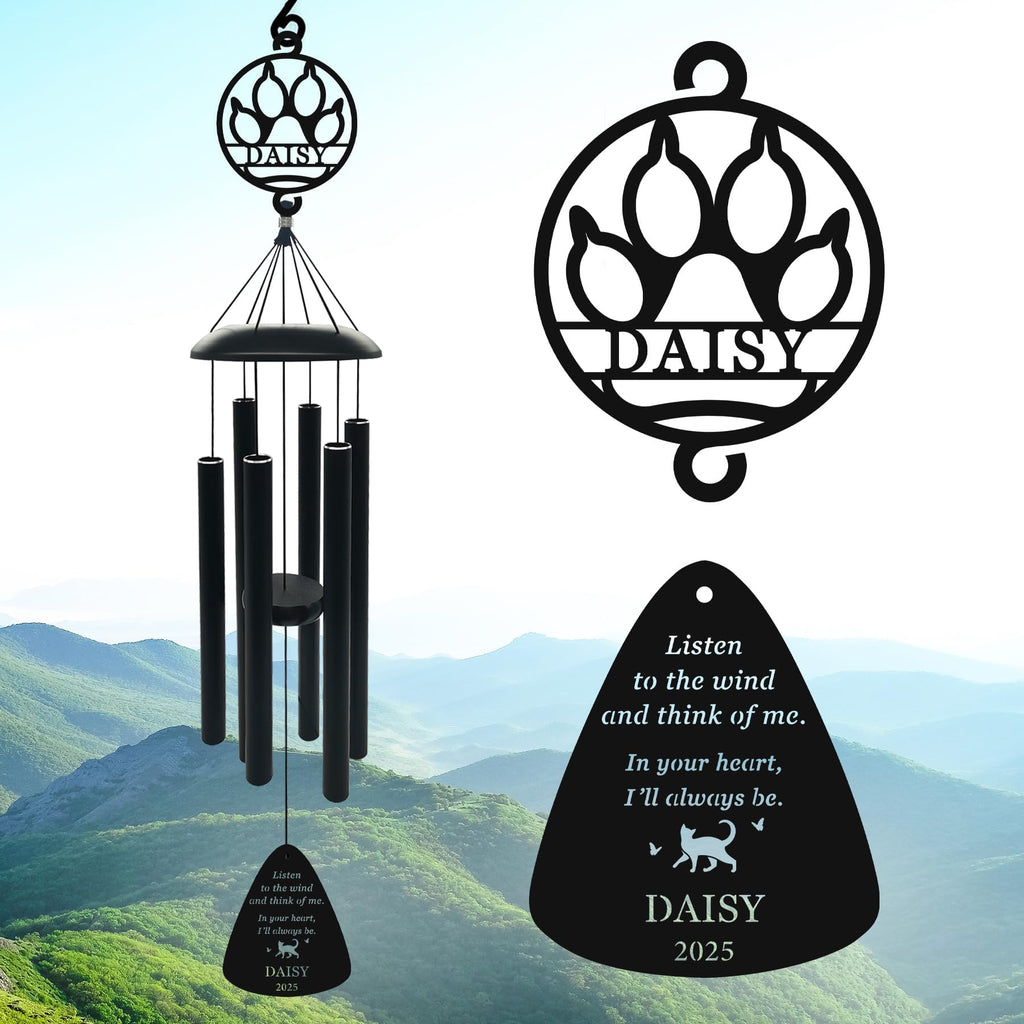 Large 44 Inch Wind Chime Personalized Retirement Wind Chimes Gift,Custom Wind Chimes for Retirement Gift,Outdoor Metal Wind Chime for Yard Garden Decor