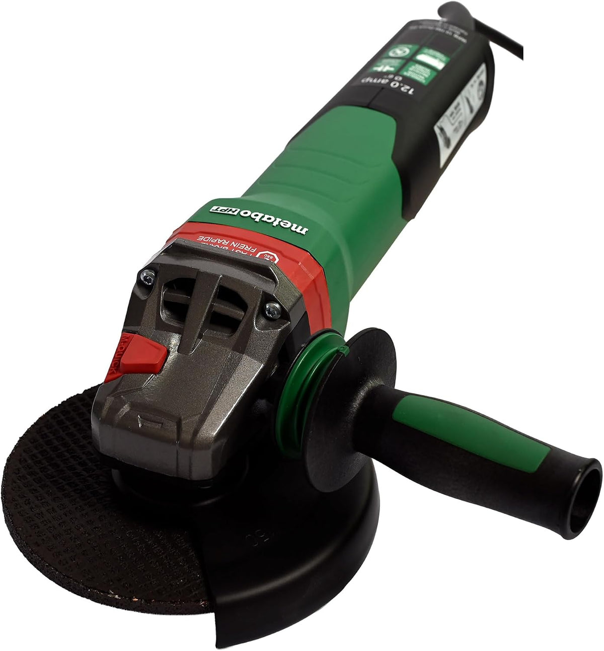 Metabo HPT Corded Angle Grinder 6", 12 AMP, WPB 13-150 Quick DS, 646645420