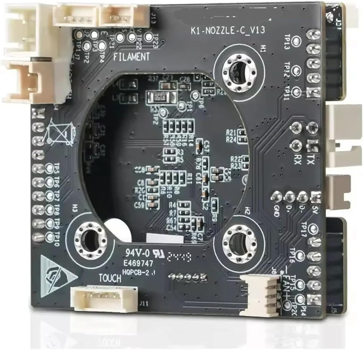 Nozzle PCBA Adapter Board, Extruder Circuit Connection Board and Print Head Interface Replacement Part, Compatible with Creality K1 Max, K1 and K1C 3D Printers
