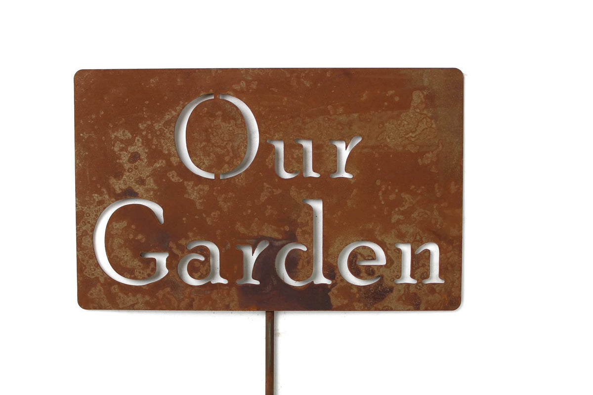 Funny Garden Stake 20 to 33 Inches Tall (Hosta La Vista, XL 33" Tall)