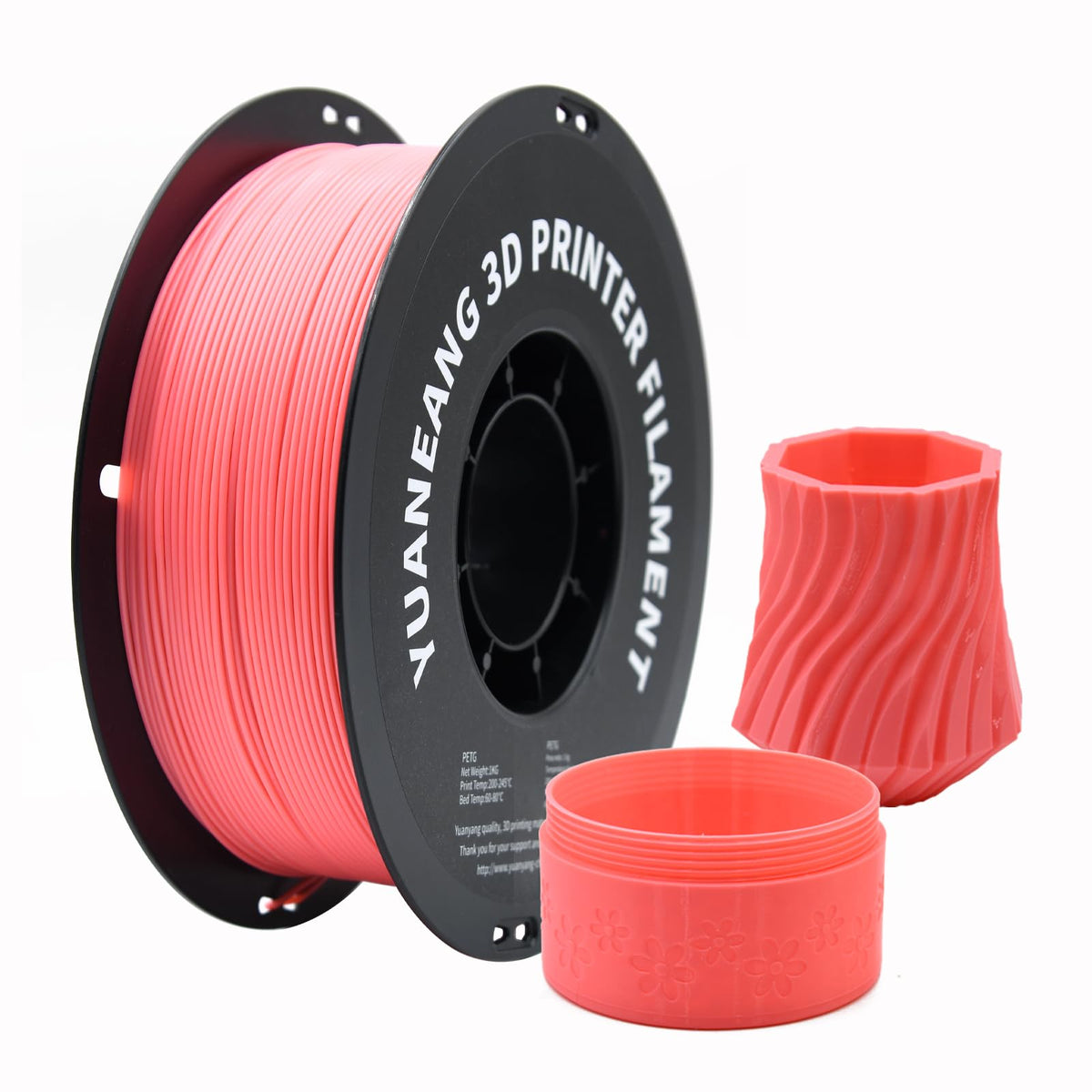 PETG 3D Printer Filament 1.75mm, 16-Color Set, Strong & Durable，Heat-Resistant, Low-Warp, Smooth Finish, Ideal for Functional Parts, Engineering Models & Large Multi-Color Printing Projects