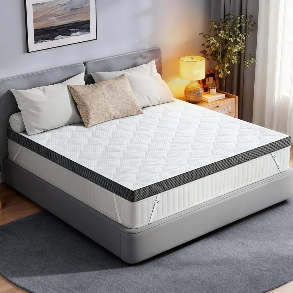 Extra Firm Mattress Topper Twin: 3 in Solid Support Bed Topper for Single