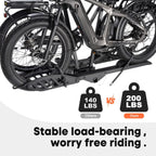 CRAVOT CyberRack EBike Rack for 2 Bike,200 lbs Capacity