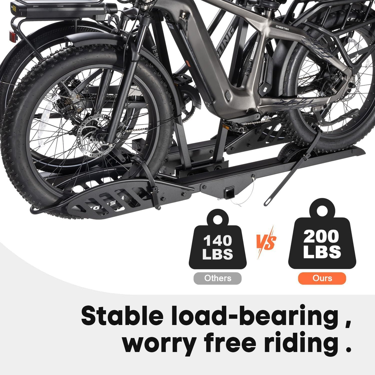 CRAVOT CyberRack EBike Rack for 2 Bike,200 lbs Capacity