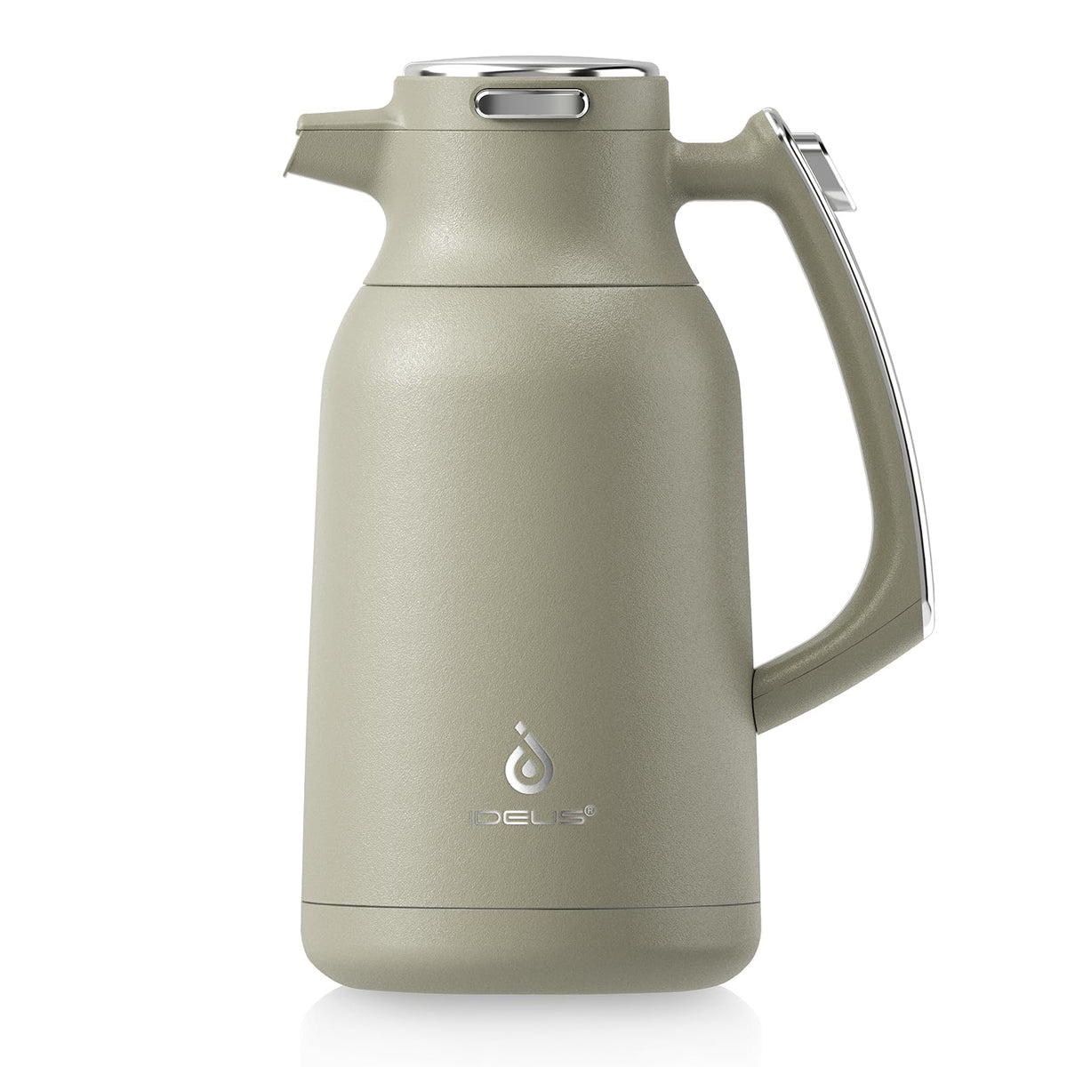 IDEUS Insulated Beverage Dispenser 1.4gal, Drink Container Deep Green