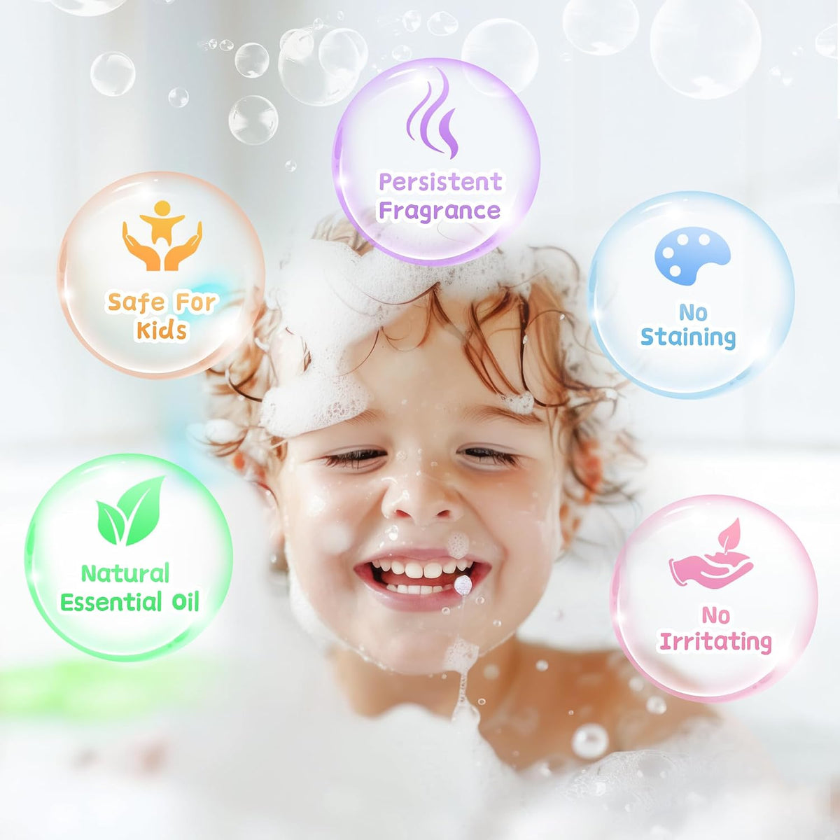 Yekery Bath Bombs for Kids with Toy Inside, 30 PCS Natrual and Organic Bubble Bath Bombs with Glow-in-The-Dark Surprise Inside, Perfect Handmade Birthday, Party, for Boys and Girls.