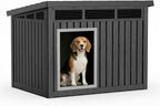 VIXZEN Dog House Outdoor & Indoor, Medium Size, Black