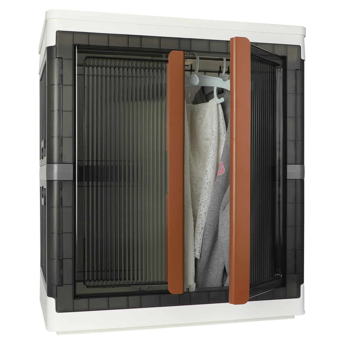 Storage Box, Plastic Cabinet, 8.4 Gals (32L) Each One, 4 Packs
