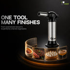 Jo Chef Butane Torch Lighter Gun, Blow Torch for Creme Brulee & Baking