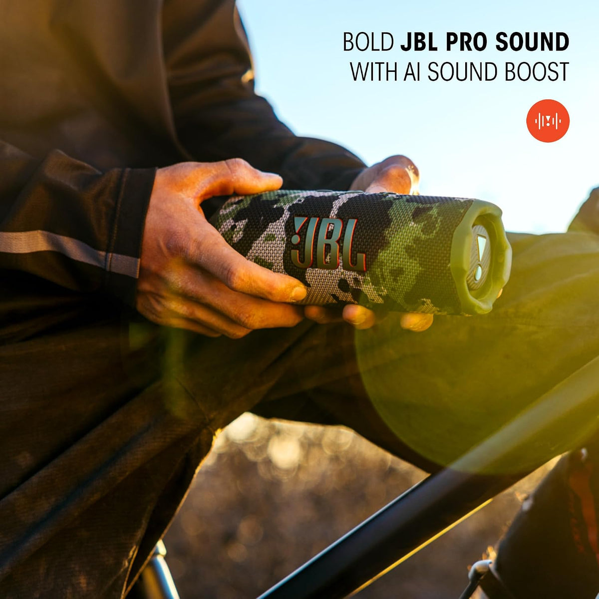 JBL Flip 7 - Portable Waterproof and Drop-Proof Bluetooth Speaker - Blue (Renewed)