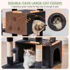 Taoqimiao 79in Cat Tree, Tall Large Cat Tower for Indoor Adult Cats S10G