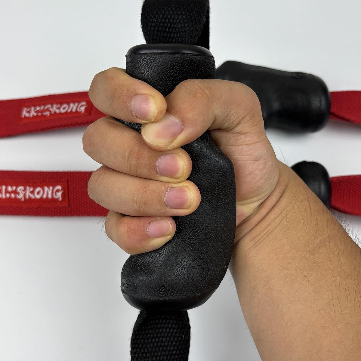 Ergonomic Handle Grip Wrist Pronation Supination Training Strap for Arm Wrestling, Arm Forearm Biceps Workout Tool Bionic Hand Belt for Cable Machine and Free Weight