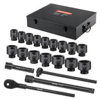 VEVOR 91-Piece 1/2" Drive Impact Socket Set, Deep & Shallow Kit