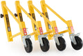 MetalTech 4 Pack Scaffold Outriggers, Baker Style Scaffolding Accessory Wheels, 14 Inch