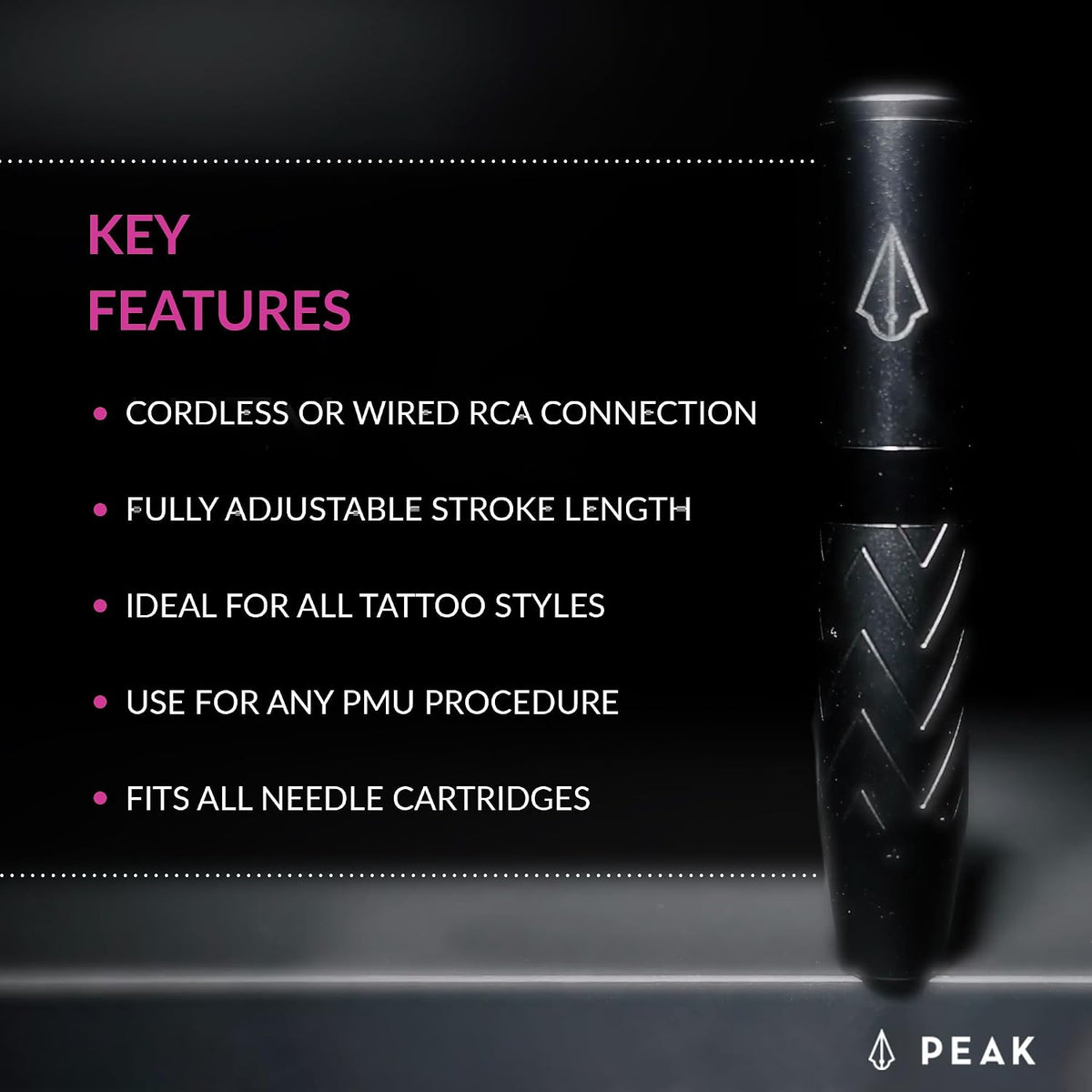 Peak, Astra, Tattoo Machine Pen