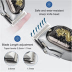 Razors Hair Clipper Electric LCD Hair Trimmer Cordless Shaver Trimmer 0mm Men Barber Hair Cutting Machine for Men Rechargeable USB(2)