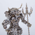 3D Metal Puzzle Bull-Headed Man Model Kit, 2500PCS DIY Assemble Steampunk Mechanical Demon Minotaur Model, Creative Handcrafted Metal Art Craft Desktop Display & Decoration for Adults