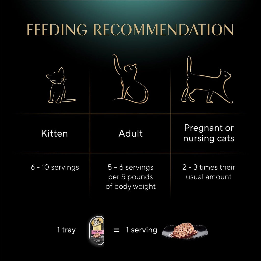 Sheba Perfect Portions Cuts Wet Cat Food, Variety Pack, 2.6 oz, 48 ct