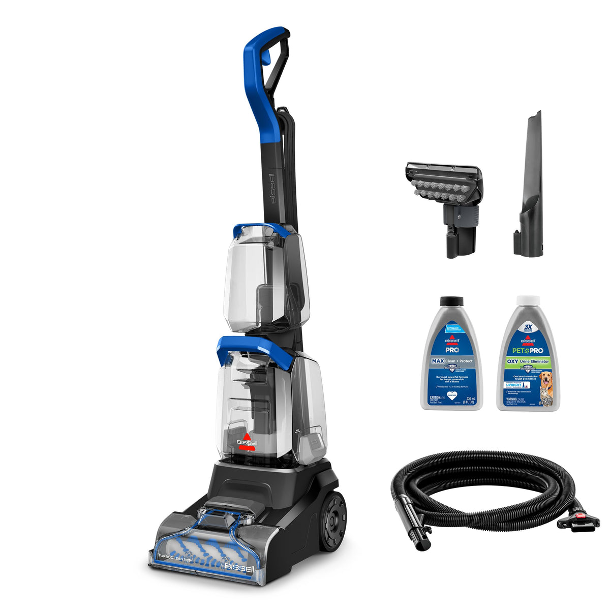 BISSELL TurboClean Upright Carpet Cleaner, OXY Formula, 3952