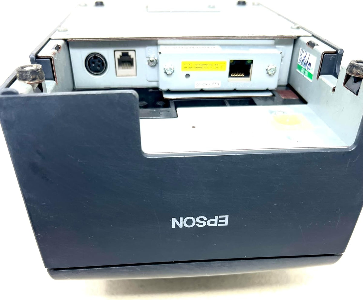 Epson TM-U220B, Impact, Two-color printing, 6 lps, Ethernet, Auto-cutter, Auto-Status, PS-180 Power supply, Dark Gray (Renewed)
