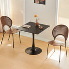 Round Dining Table, 31.5" Tulip Table (Black)