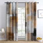 Mid Century Blackout Curtains & Gifts, Thermal Insulated Room Darkening Grommet Drapes for Bedroom Living Room, Minimalist Modern Abstract Window Treatments, 108 Inch Drapes 2 Panel Set