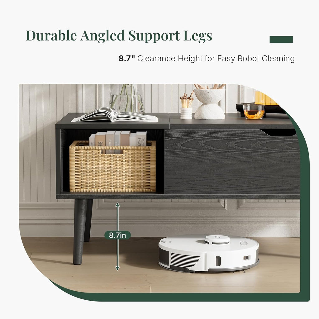 Coffee Table with Hidden Storage for Living Room, Home