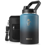 Coolflask Titan 2 Gallon Water Bottle Insulated with Large Spout Lid