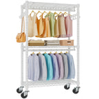 VIPEK R2 Plus Clothes Rack Heavy Duty Rolling Closet for Hanging Clothes
