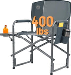 TIMBER RIDGE Aluminum Oversized Camping Chair, Support 400lbs