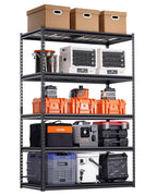VEVOR Storage Shelving Unit 5-Tier Adjustable 2000 lbs Capacity 60"x24"x78"