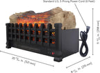 20 Inch Electric Fireplace 3D Log Set Insert Free Standing Heater