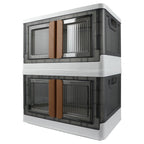 Storage Box, Plastic Cabinet, 8.4 Gals (32L) Each One, 4 Packs